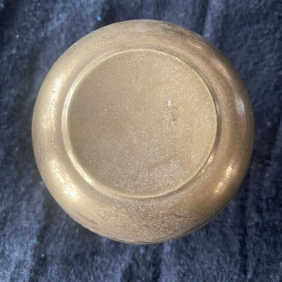 Vintage Brass Spittoon Cuspidor Bowl. Small. Mid Century Modern. - Picture 4 of 7